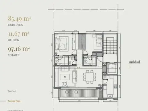 PISO SOBRE LIBERTADOR EN LA LUCILA ( EN POZO )