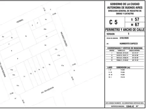 Terreno en Venta de 8860,0 m2