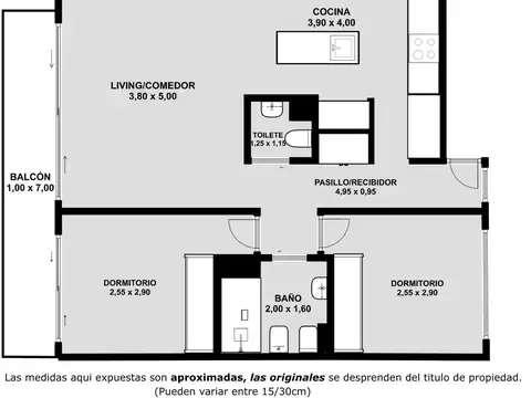 Departamento en Venta en Liniers, USD 185.000