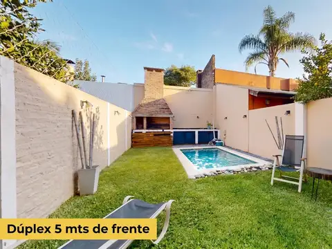 Dúplex 5 ambientes en venta Olivos | Pileta | Jardín | Cochera | Apto crédito | Frente 5 metros