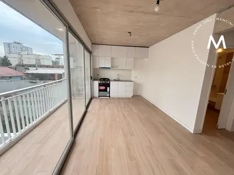 Departamento en venta de 2 ambientes con balcon al contrafrente
