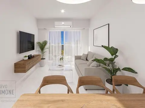 Departamento 2 ambientes con 1 baño
