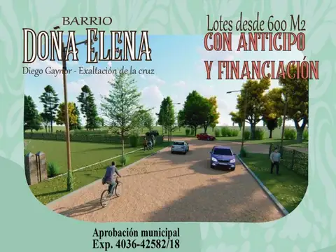 Loteo en Diego Gaynor "Exaltacion de la Cruz"