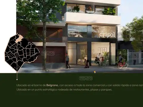 Departamento en Venta en Belgrano, USD 82.713