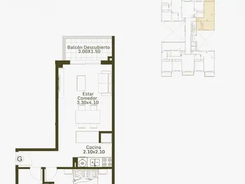 Departamento en Venta en El Palomar, USD 61.200