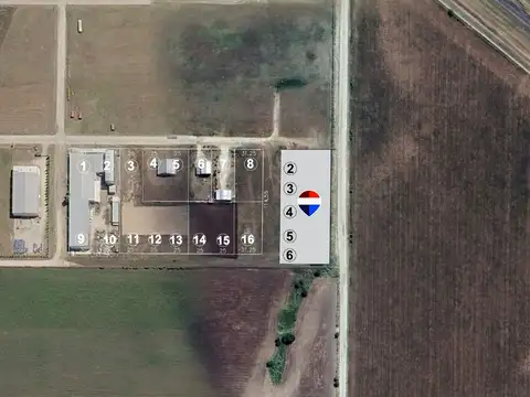 Lote de 1250 m2 en el parque industrial de Crespo