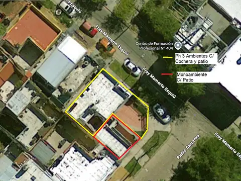 Departamento tipo casa en venta en Villa Bosch