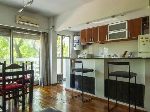 Departamento dos ambientes en Palermo