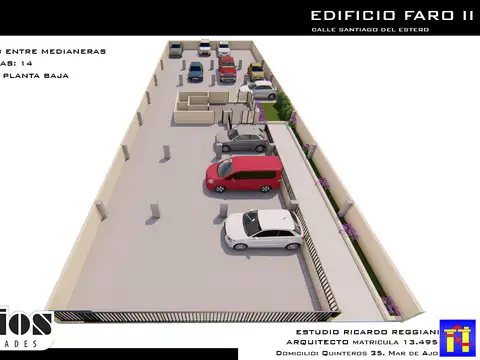 14 Semipisos y Penthouse: S. del Estero 2883 - San Bernardo - C703