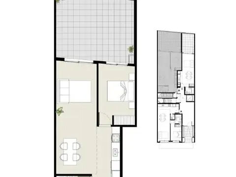 Departamento en Venta de 1 dormitorio