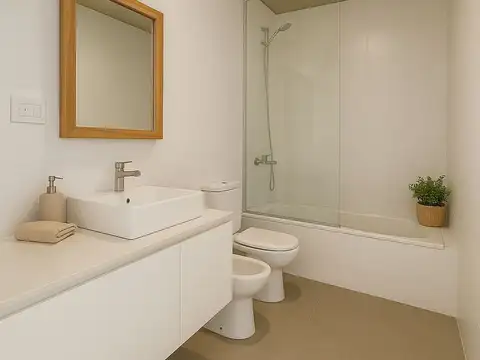 Monoambiente con balcón francés a estrenar