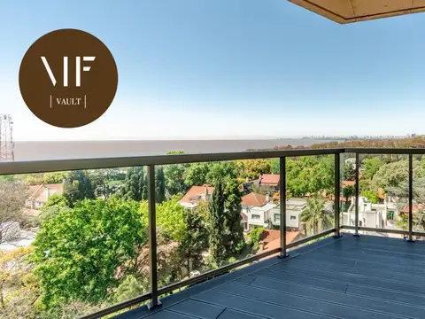 Impactante departamento de 3amb con cochera y la mejor vista al Río en Barlovento Towers, La Lucila.