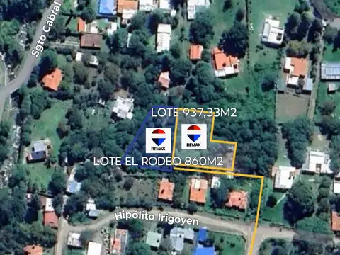 Terreno en Venta de 860,0 m2