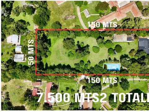 Venta Lote 7.500 m2  sobre ruta 50m2 de frente