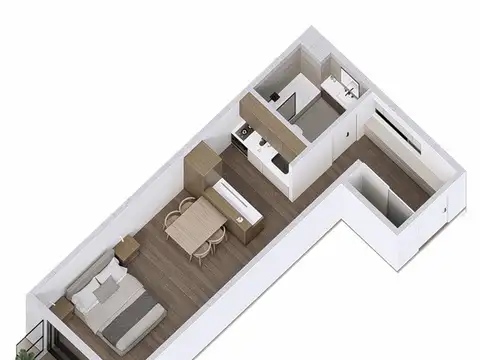 Departamento en Venta en Villa Soldati, USD 70.763