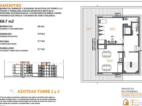 Departamento en Venta de 3 ambientes