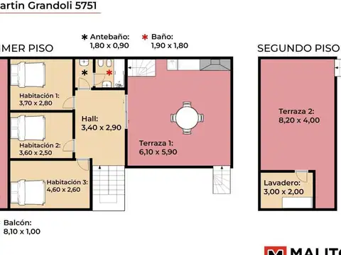Casa en Venta de 3 dormitorios