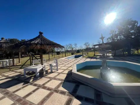 Alquiler temporal MENSUAL cabañas equipadas dos y tres ambientes piscina parrilla wifi