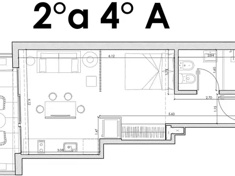 Departamento en Venta de Monoambiente