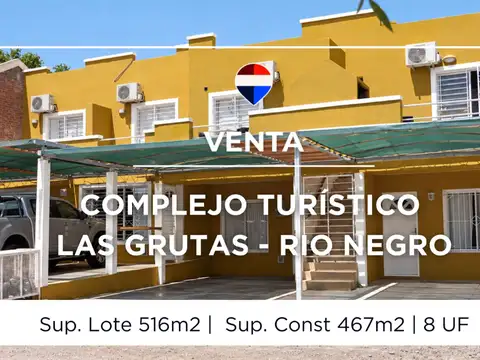 VENTA COMPLEJO TURISTICO 8 UF LAS GRUTAS
