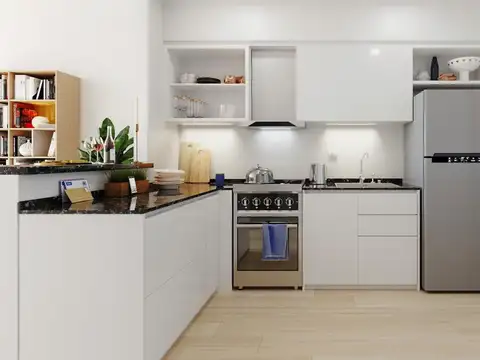 Depto Tipo Casa 4 ambientes con 2 baños