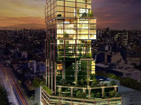 VENTA OFICINA PLANTA LIBRE PISO ALTO EDIFICIO PREMIUM PALERMO