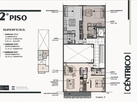 Castelar Centro Norte, unidades de 1 y 2 amb. Venta en Pozo