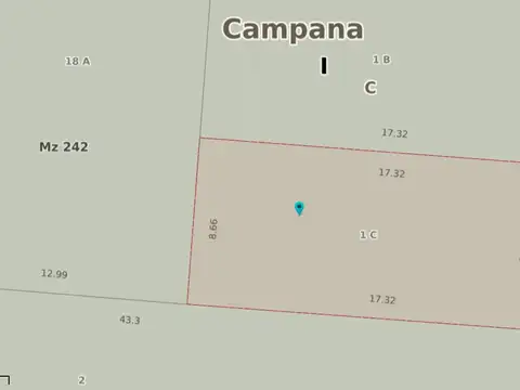 Casa 3 ambientes con 1 baño