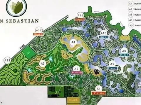 Lote en venta en San Sebastian a la laguna