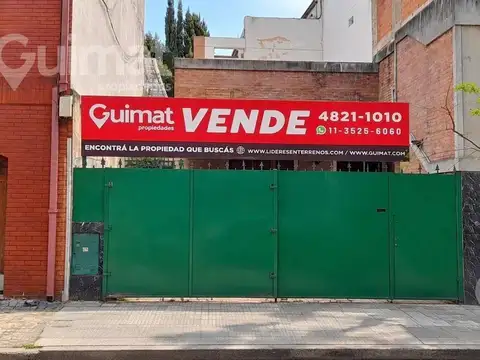 Excelente Terreno en Villa Urquiza- Lideres en Terrenos
