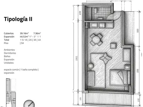 VENTA DEPARTAMENTO MONOAMBIENTE CON BALCON EN COGHLAN