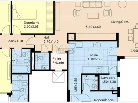 Departamento en Venta de 3 dormitorios