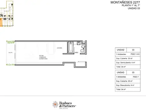 Departamento en Venta en Belgrano C, USD 93.500
