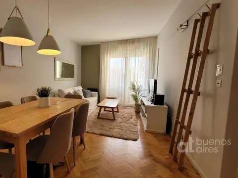 Departamento 3 ambientes amoblado en Palermo en Alquiler temporario