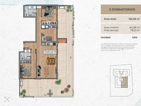 VENTA Apartamento CIUDAD DE LA COSTA 3 dormitorios
