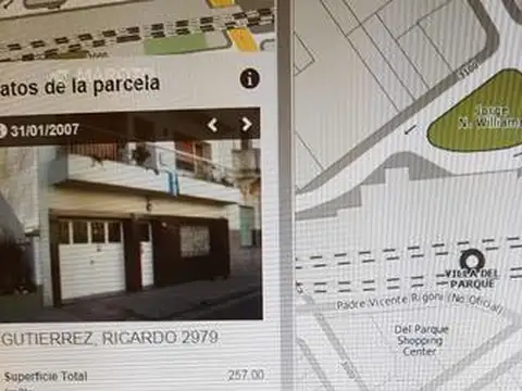 - Casa - lote -en venta en Villa del Parque