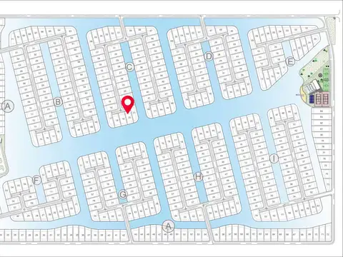 Terreno en venta en Funes Lakes sobre el canal central