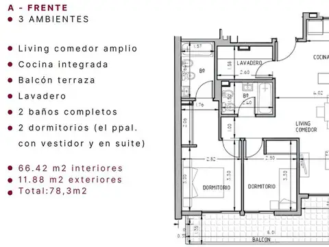 Departamento en Venta al Suroeste
