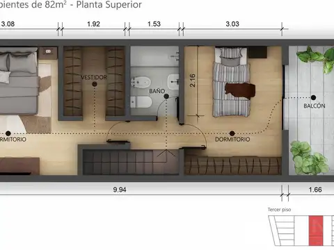 Venta en Construcción Departamento 2 ambientes