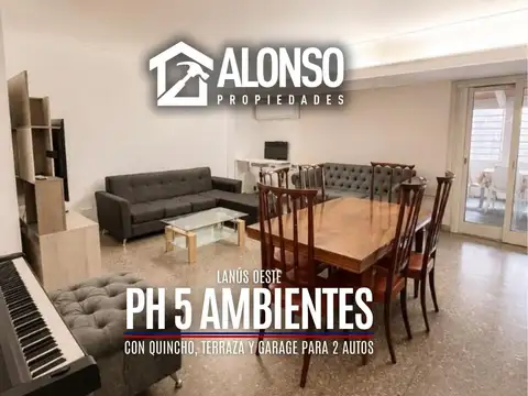 Venta - Ph 5 Ambientes con Quincho y Garage 2 Autos - Lanús