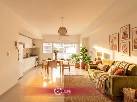 Alquiler departamento 1 ambiente 39M²   Flores nuevo laundry aire acondicionado balcón contrafrente