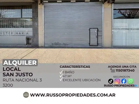 Alquiler Local 47 m San Justo