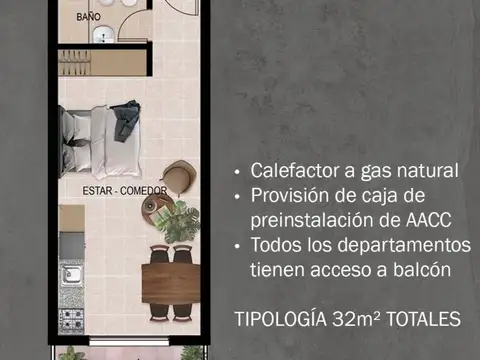 Departamento en Venta en San Luis, USD 48.000
