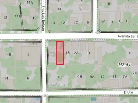 Terreno en Venta de 654,0 m2