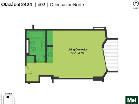 Olazabal 2400, Piso 4