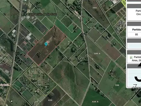 Atención Emprendedores! Venta Campo 30 Has. A pocos metros de la Ruta 192 camino mejorado.