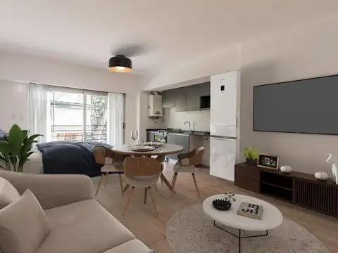 Departamento Monoambiente a Estrenar en Venta - Muy Luminoso - Palermo.