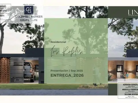 Residencial Los Robles venta en pozo