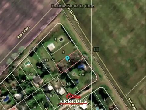 Venta · Lote con mejoras · vista al campo · Parque Exaltación