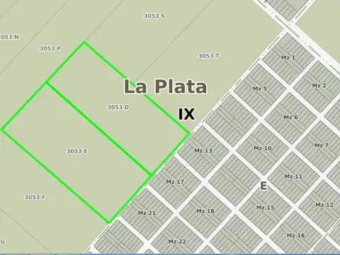 FRACCIÓN EN VENTA EN PARQUE SICARDI 5 HECTÁREAS